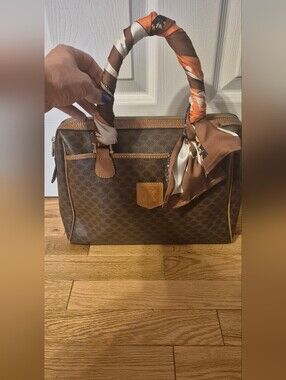Celine Macadam Boston Bag M92 Vintage. AUTHENTIC